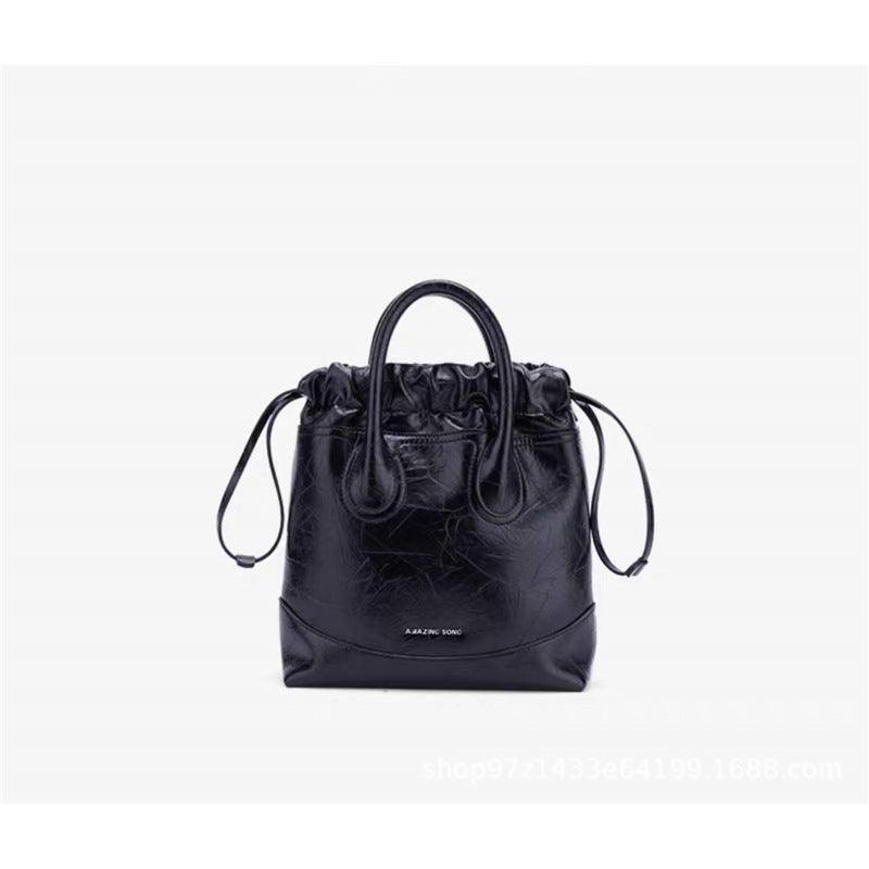 GOKA & MESCHÉ Women’s Split Leather Handbag – Elegant Everyday Tote with Structured Design