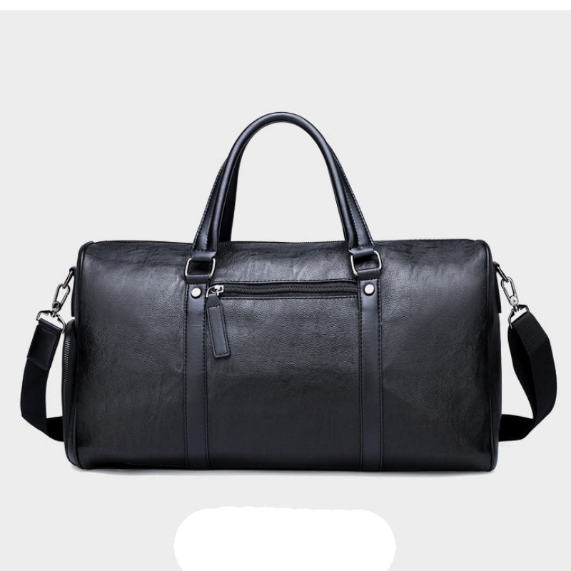 GOKA & MESCHÉ Full-Grain Leather Duffle Bag – Premium Cowhide Travel & Weekender Bag