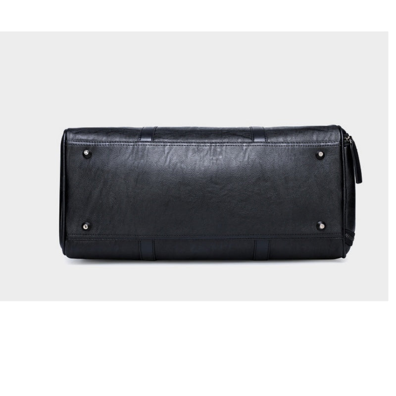 GOKA & MESCHÉ Full-Grain Leather Duffle Bag – Premium Cowhide Travel & Weekender Bag