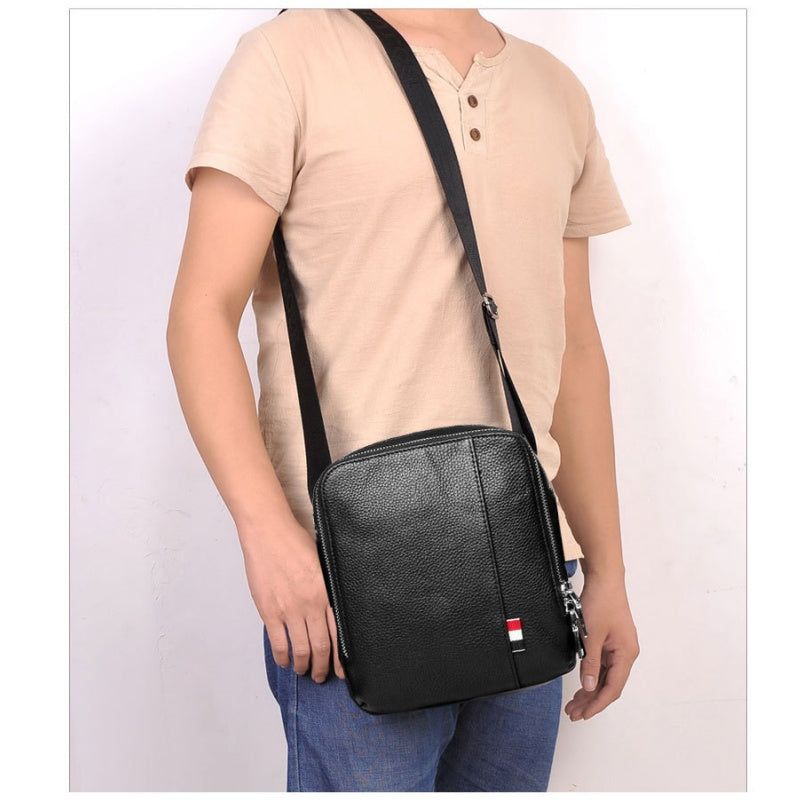 cross body bag minimalist Full Grain Leather Goka & Mesche