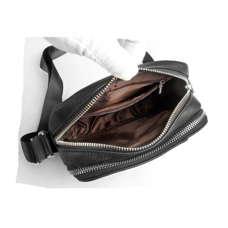 cross body bag minimalist Full Grain Leather Goka & Mesche