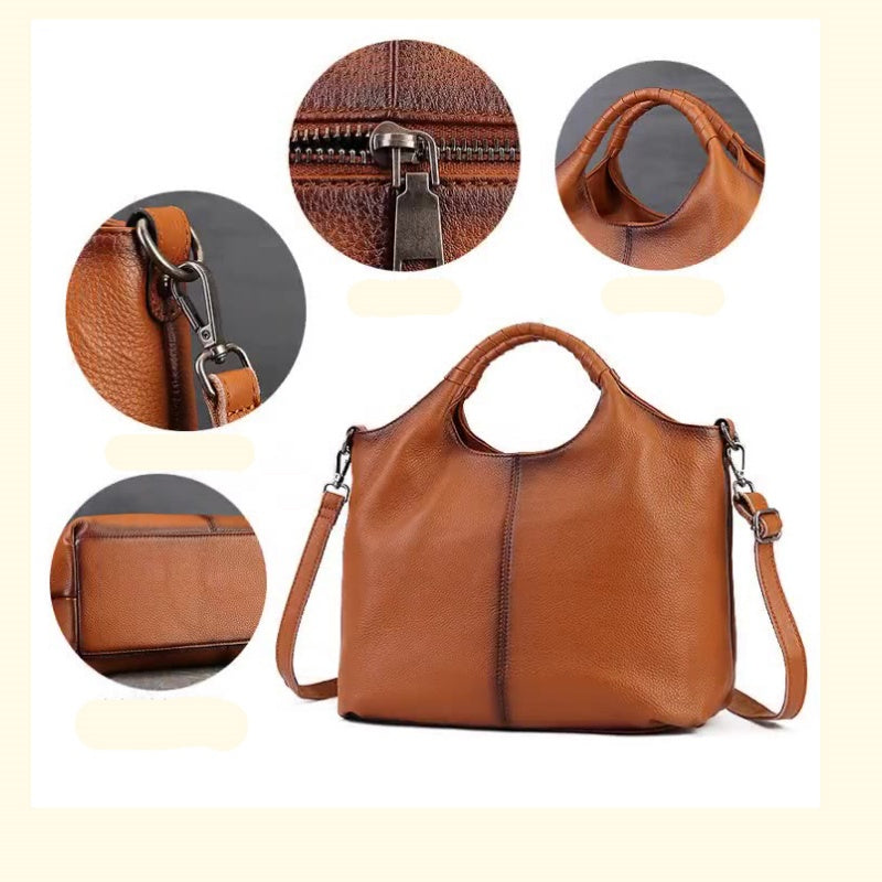 GOKA & MESCHÉ Women’s Tote Bag – Premium Top-Grain Leather Handbag for Everyday Elegance