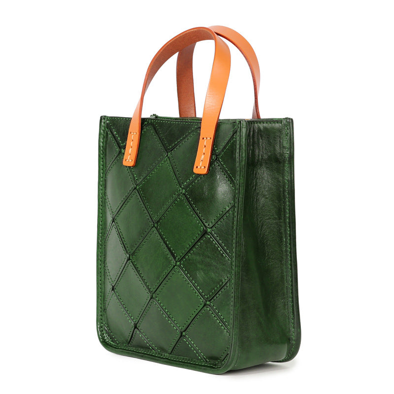 GOKA & MESCHÉ Minimalist Handbag – Premium Top-Grain Leather Women’s Tote for Understated Elegance
