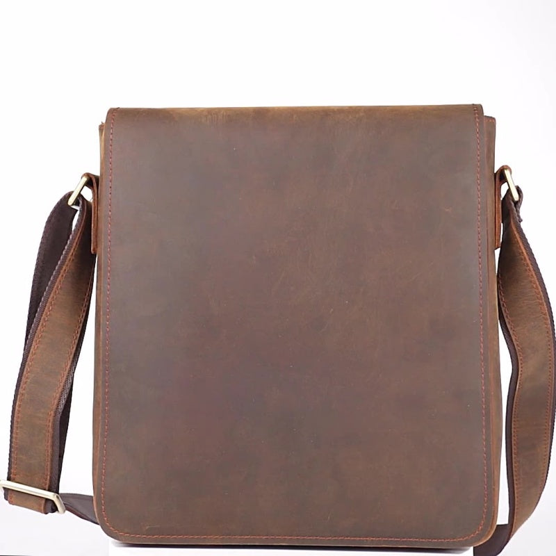 Full Grain Leather Bag Side strap GOKA & MESCHE