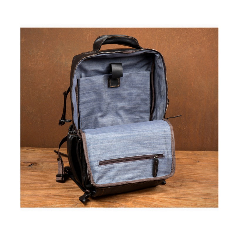 Backpack Full Grain Leather Goka & Mesche