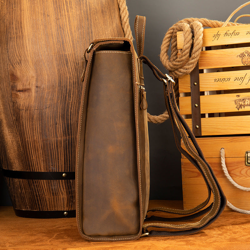 Backpack Full Grain Leather Goka & Mesche