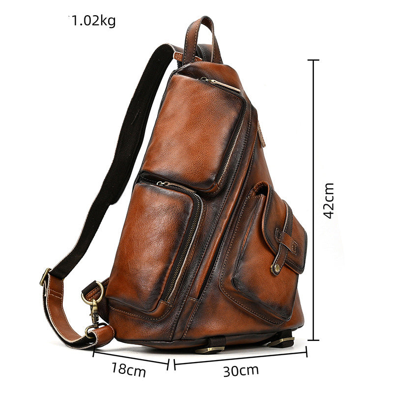 Sensei Full Grain Leather Bag Unique GOKA & MESCHE