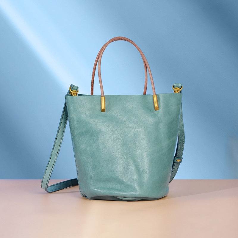 GOKA & MESCHÉ Women’s Minimalist Handbag – Premium Top-Grain Leather Tote for Everyday Elegance