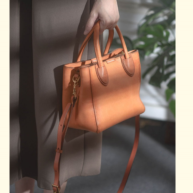 GOKA & MESCHÉ Women’s Tote Bag – Premium Top-Grain Leather Handbag for Modern Elegance