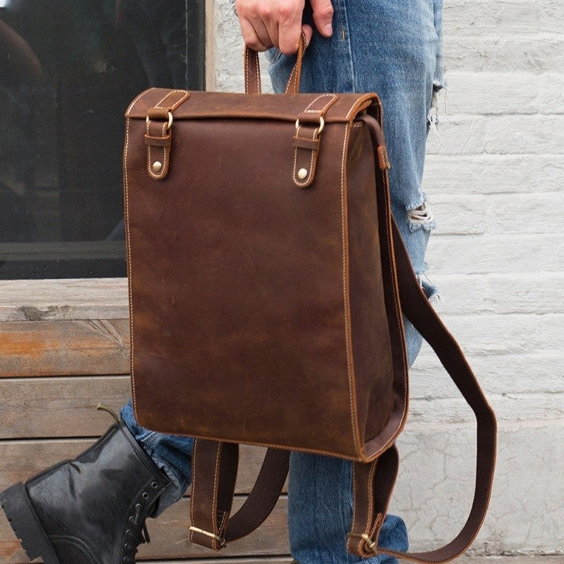 Backpack Full Grain Leather Goka & Mesche