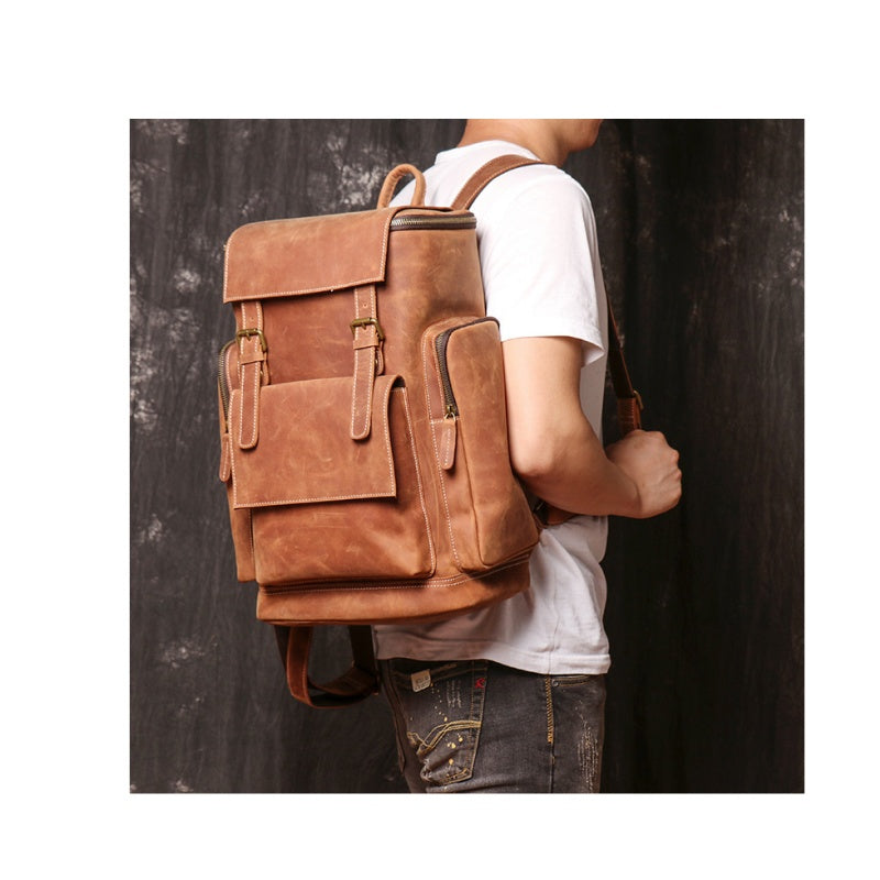 Backpack Full Grain COWHIDE LEATHER goka & mesche