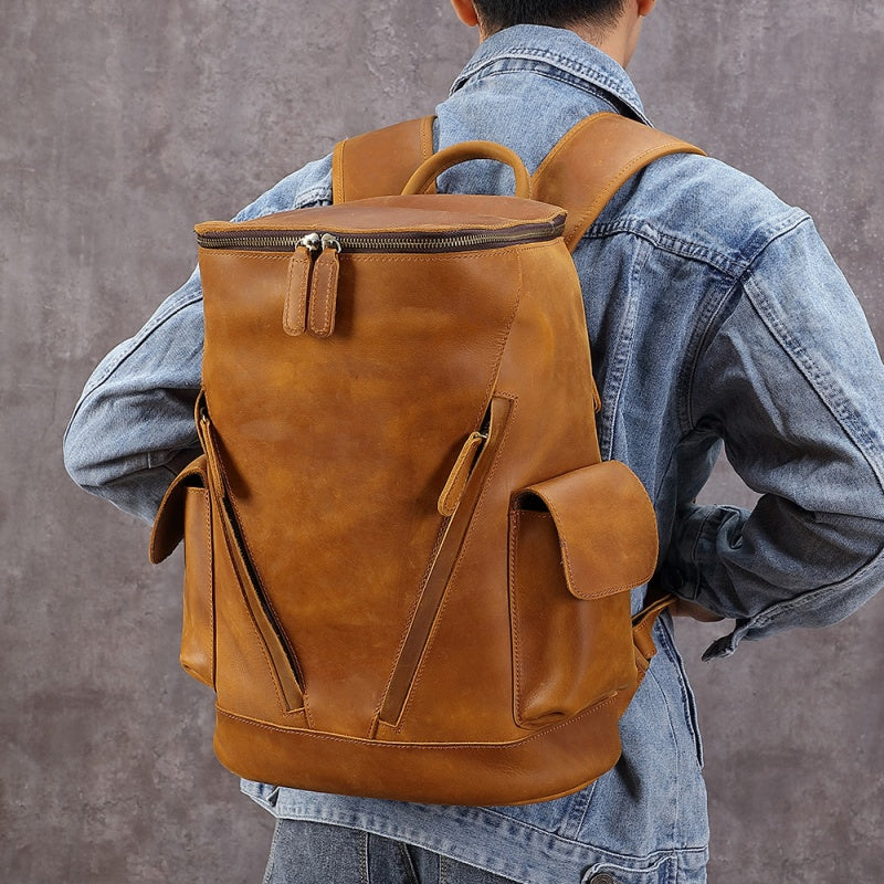 Backpack FULL GRAIN LEATHER GOKA & MESCH'E