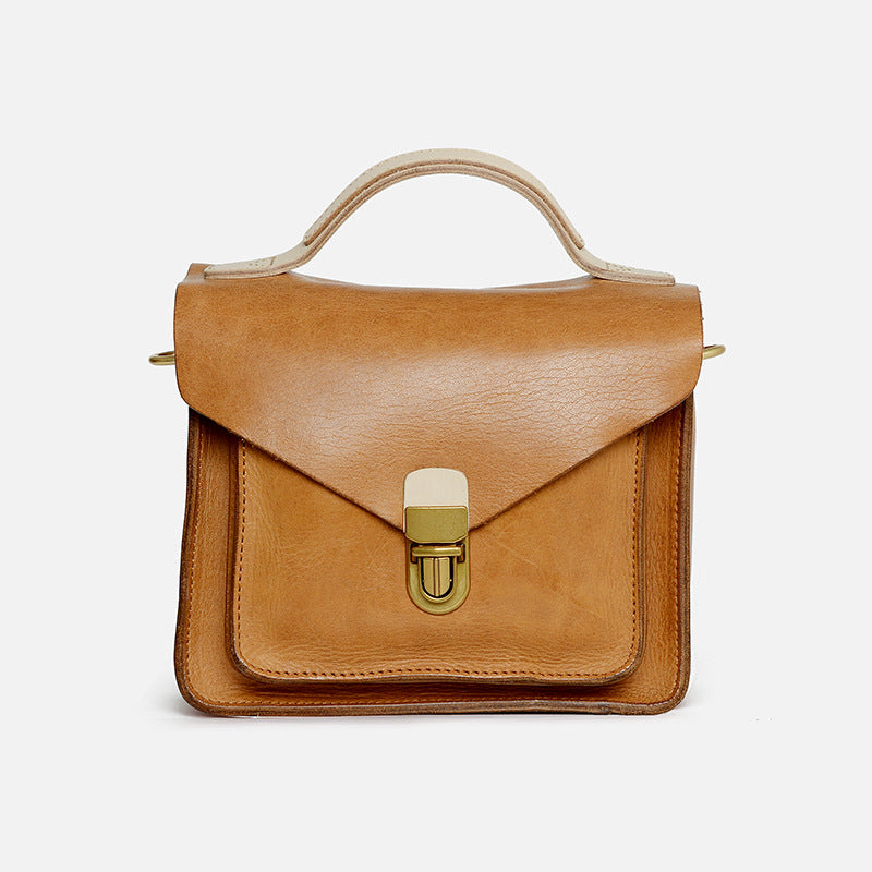 GOKA & MESCHÉ Women’s Handbag – Premium Top-Grain Leather Tote with Korean-Inspired Design