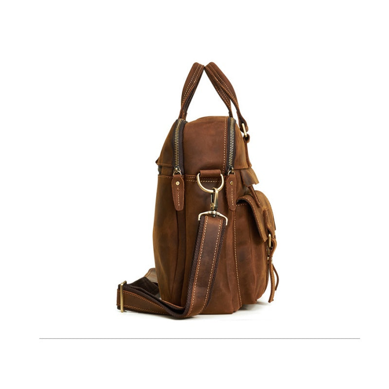 Office supplies Bag Full Grain Leather Goka & Mesch'e