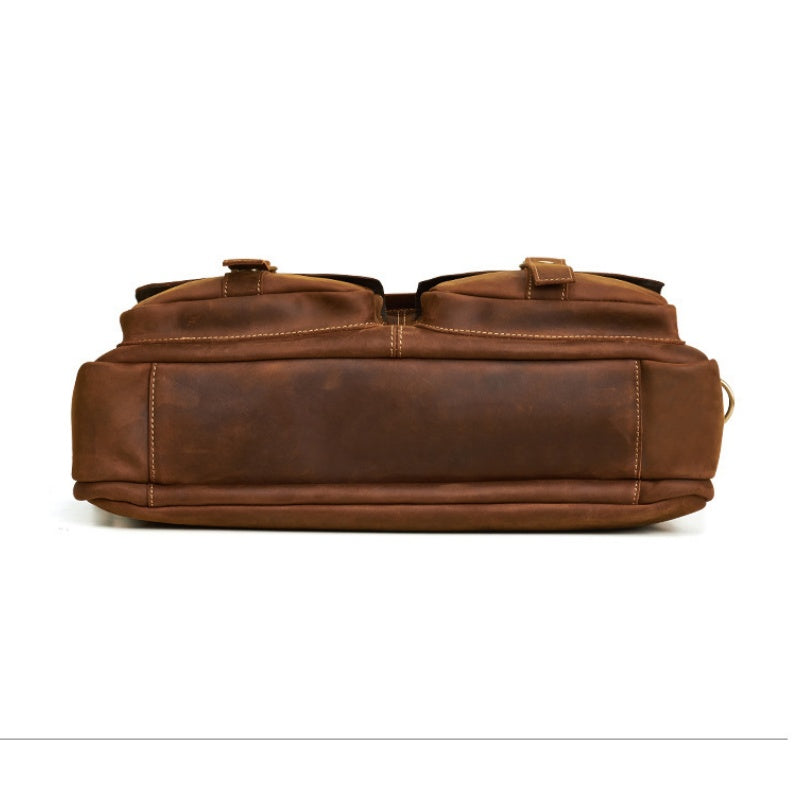 Office supplies Bag Full Grain Leather Goka & Mesch'e