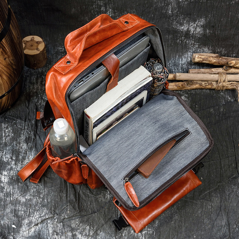 Backpack Full Grain Premium Leather GOKA & MESCHE