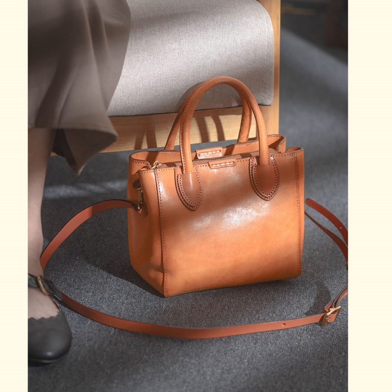 GOKA & MESCHÉ Women’s Tote Bag – Premium Top-Grain Leather Handbag for Modern Elegance