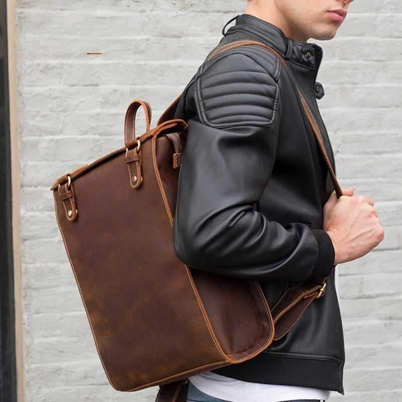 Backpack Full Grain Leather Goka & Mesche
