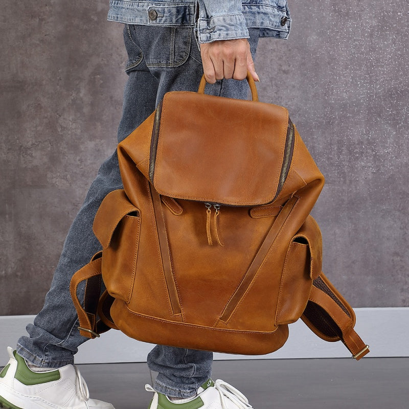 Backpack FULL GRAIN LEATHER GOKA & MESCH'E