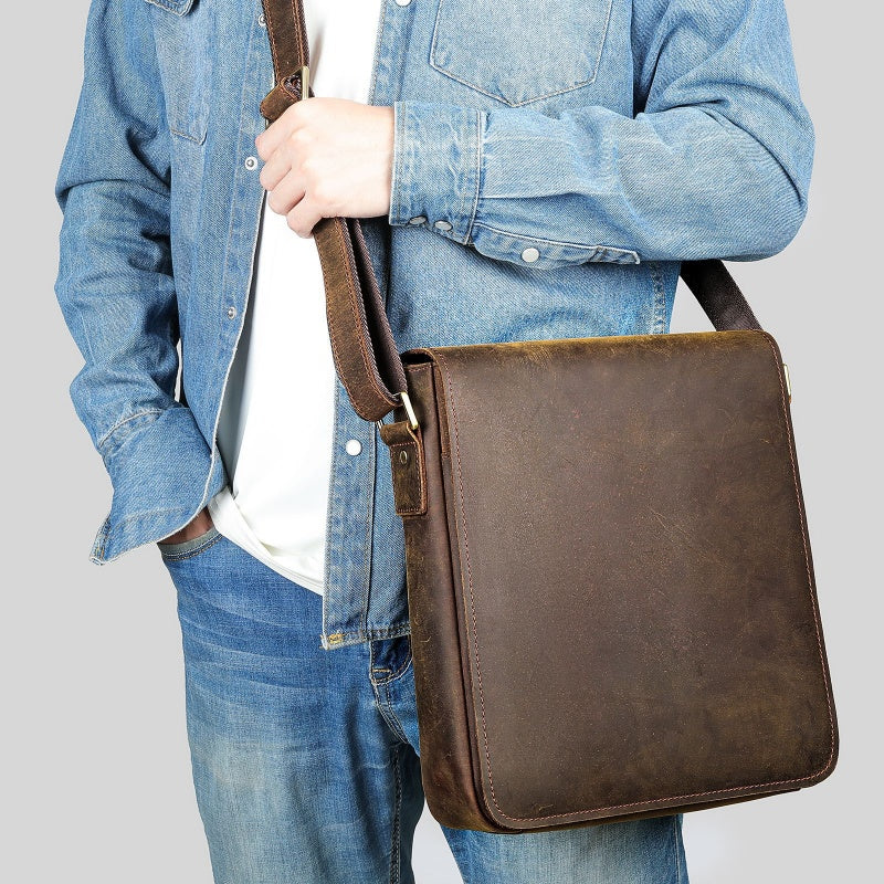Full Grain Leather Bag Side strap GOKA & MESCHE