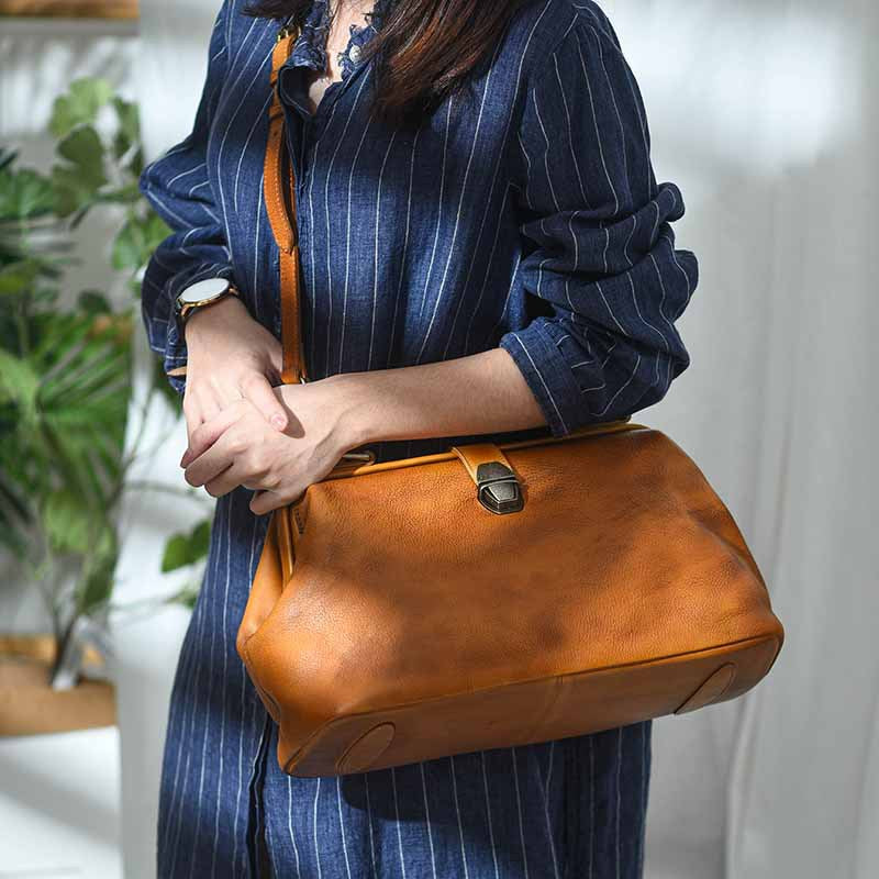 GOKA & MESCHÉ Women’s Tote Bag – Premium Top-Grain Leather Handbag for Everyday Sophistication