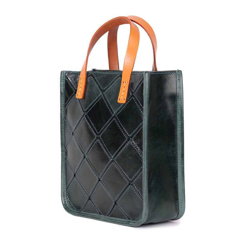GOKA & MESCHÉ Minimalist Handbag – Premium Top-Grain Leather Women’s Tote for Understated Elegance