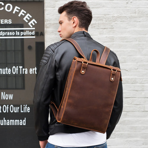 Backpack Full Grain Leather Goka & Mesche