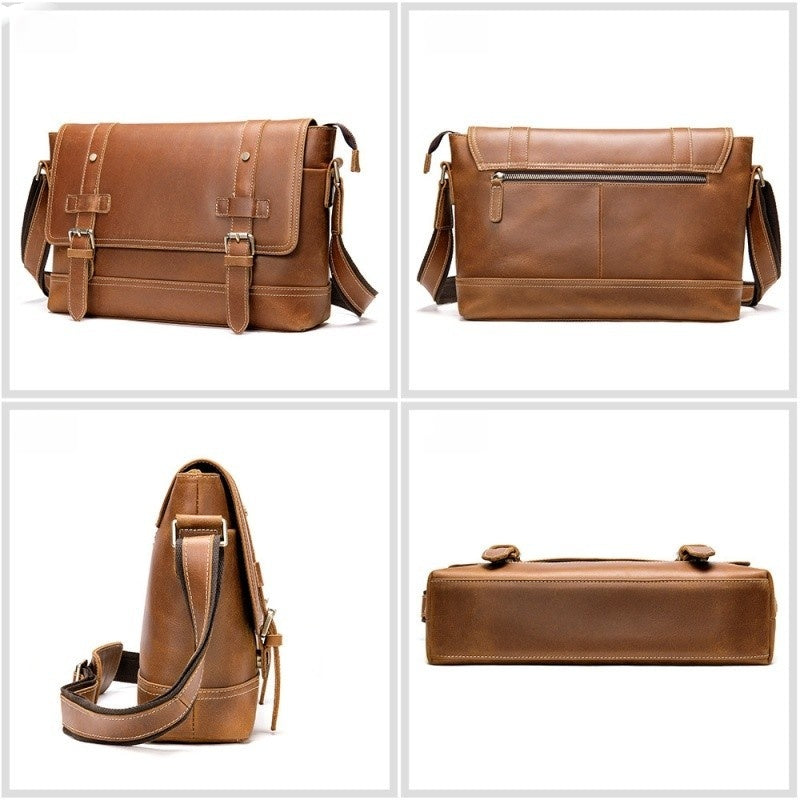Office supplies bag Full Grain Leather GOKA & MESCHE