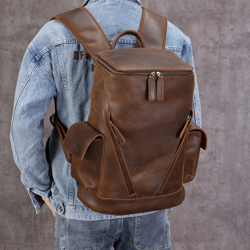 Backpack FULL GRAIN LEATHER GOKA & MESCH'E