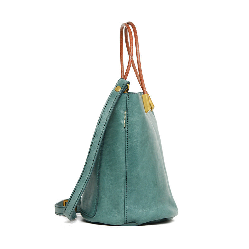 GOKA & MESCHÉ Women’s Minimalist Handbag – Premium Top-Grain Leather Tote for Everyday Elegance