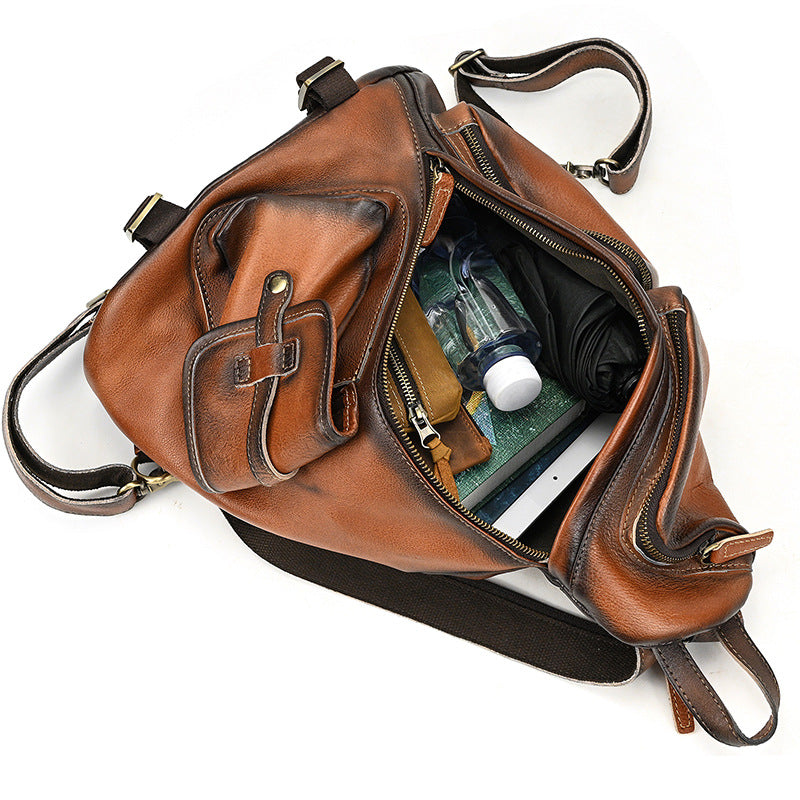 Sensei Full Grain Leather Bag Unique GOKA & MESCHE