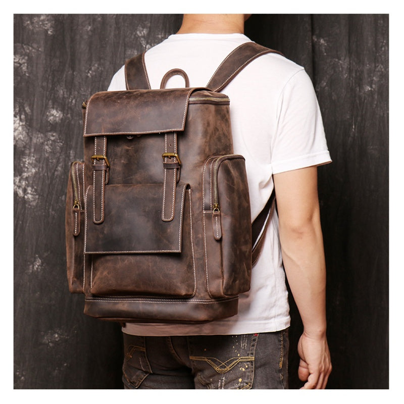 Backpack Full Grain COWHIDE LEATHER goka & mesche