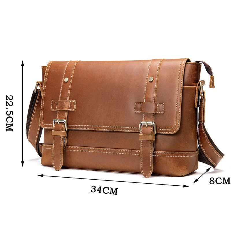 Office supplies bag Full Grain Leather GOKA & MESCHE
