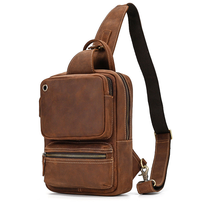 chest bag full grain Leather Goka & Mesche