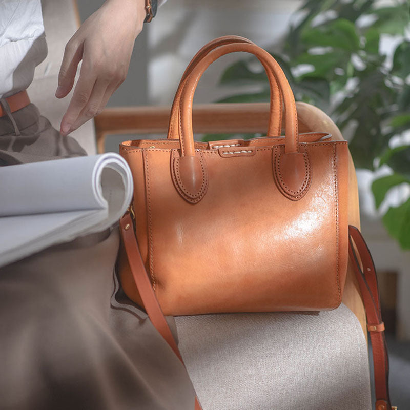 GOKA & MESCHÉ Women’s Tote Bag – Premium Top-Grain Leather Handbag for Modern Elegance