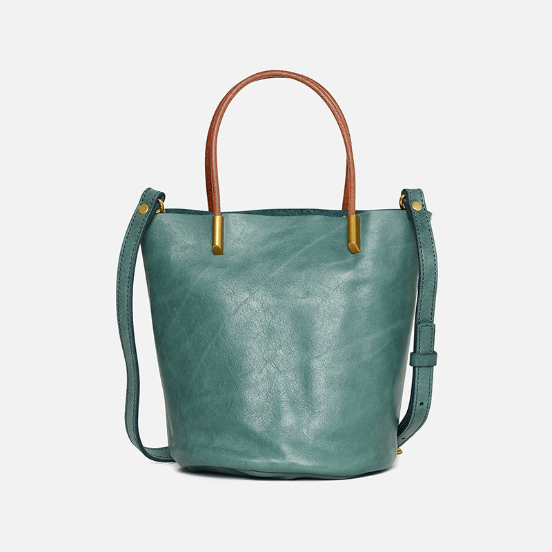 GOKA & MESCHÉ Women’s Minimalist Handbag – Premium Top-Grain Leather Tote for Everyday Elegance