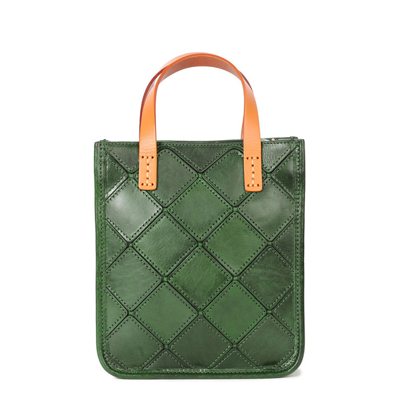 GOKA & MESCHÉ Minimalist Handbag – Premium Top-Grain Leather Women’s Tote for Understated Elegance