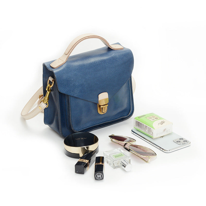 GOKA & MESCHÉ Women’s Handbag – Premium Top-Grain Leather Tote with Korean-Inspired Design