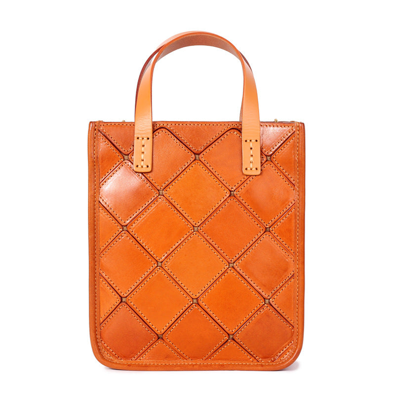 GOKA & MESCHÉ Minimalist Handbag – Premium Top-Grain Leather Women’s Tote for Understated Elegance