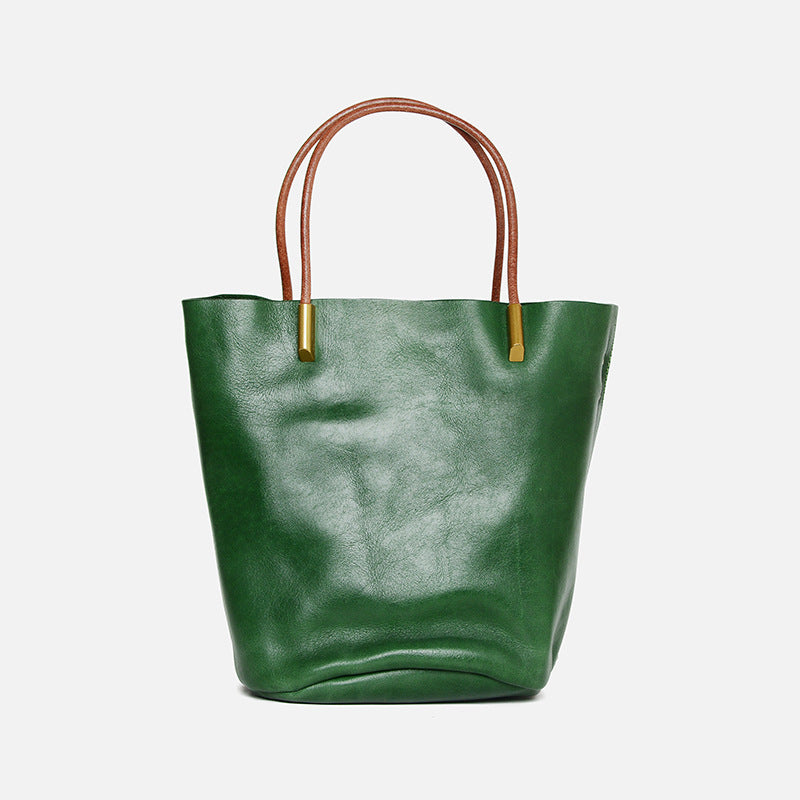 GOKA & MESCHÉ Women’s Minimalist Handbag – Premium Top-Grain Leather Tote for Everyday Elegance