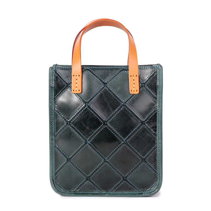 GOKA & MESCHÉ Minimalist Handbag – Premium Top-Grain Leather Women’s Tote for Understated Elegance
