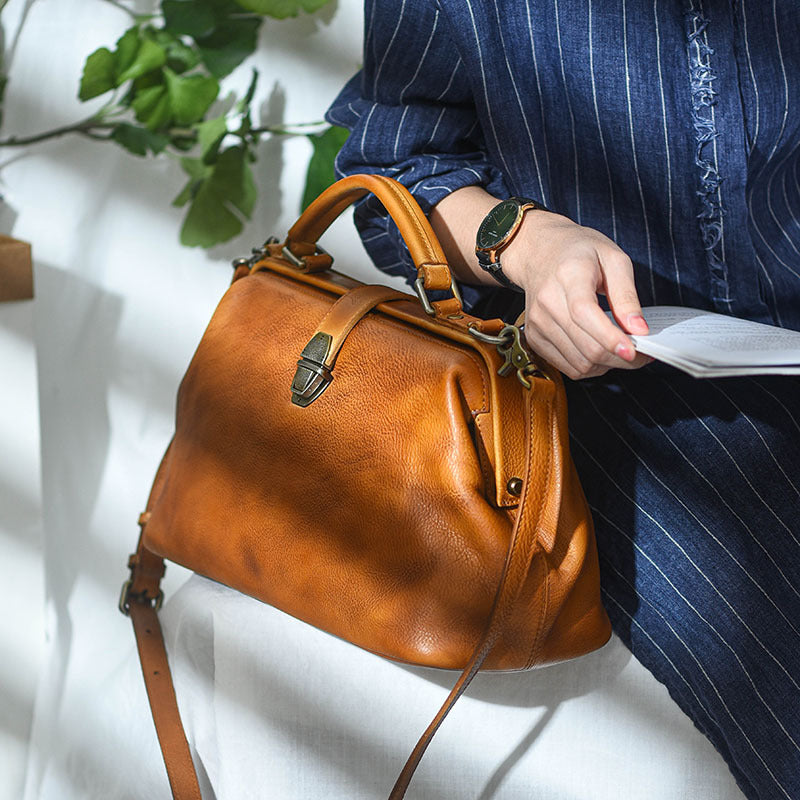 GOKA & MESCHÉ Women’s Tote Bag – Premium Top-Grain Leather Handbag for Everyday Sophistication