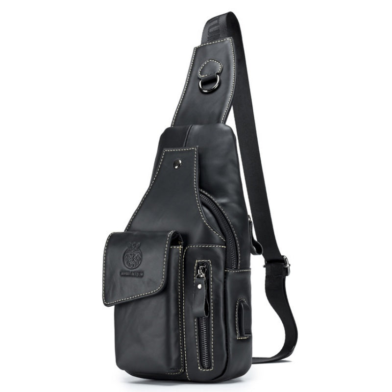Full Grain Premium Leather Chest Bag