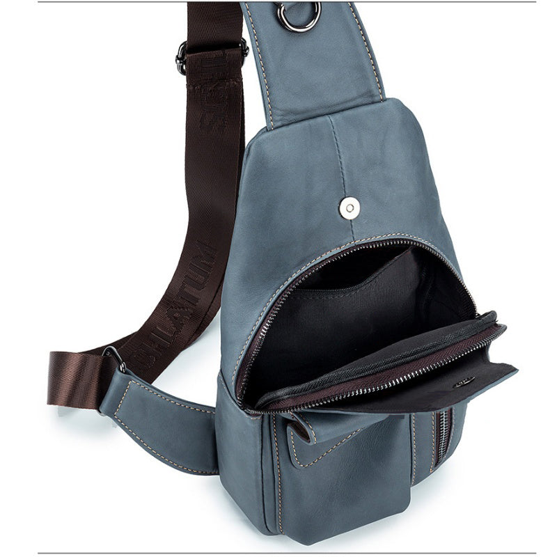 Full Grain Premium Leather Chest Bag