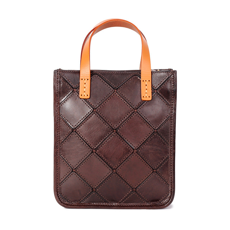 GOKA & MESCHÉ Minimalist Handbag – Premium Top-Grain Leather Women’s Tote for Understated Elegance