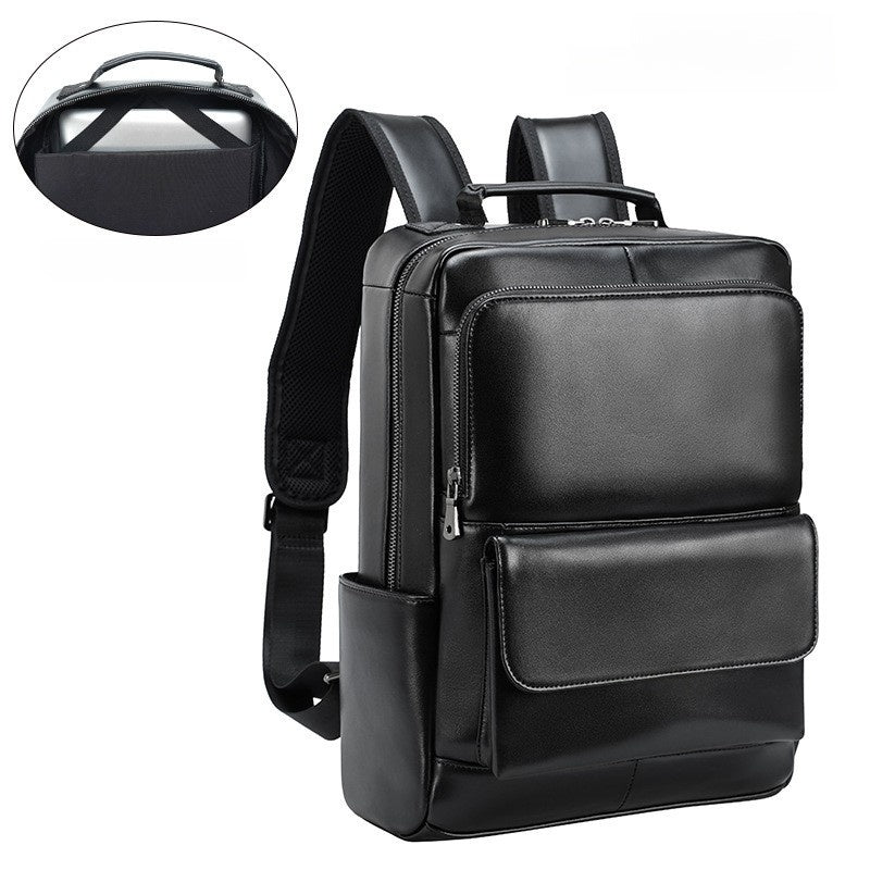 GOKA & MESCHÉ Full-Grain Leather Bag – Premium Cowhide Handbag for Travel, Business & Everyday Elegance