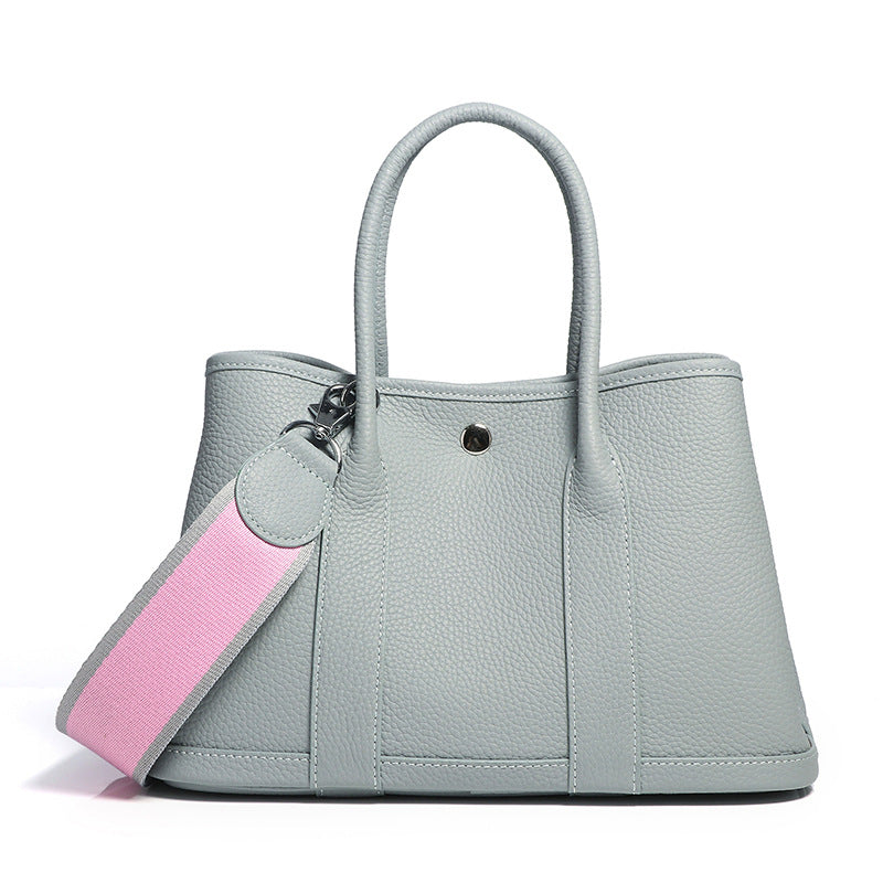 GOKA & MESCHÉ Women’s Leather Tote Bag – Bright Color Combinations for Vibrant Style