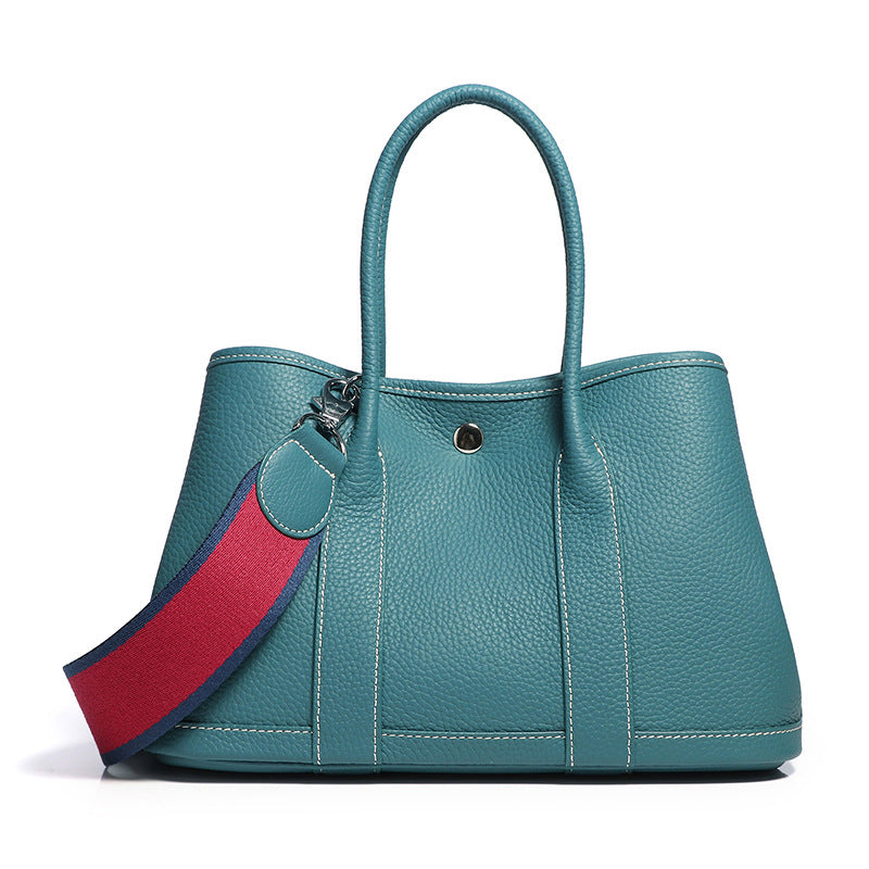 GOKA & MESCHÉ Women’s Leather Tote Bag – Bright Color Combinations for Vibrant Style