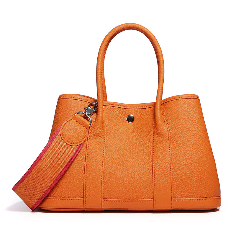 GOKA & MESCHÉ Women’s Leather Tote Bag – Bright Color Combinations for Vibrant Style