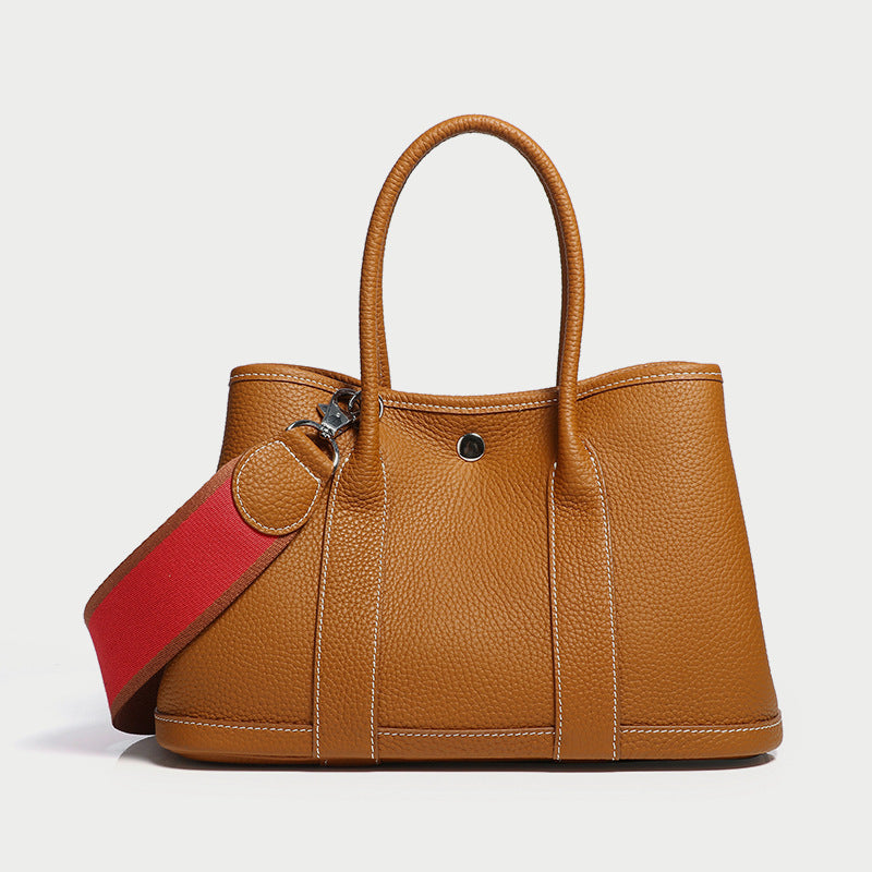 GOKA & MESCHÉ Women’s Leather Tote Bag – Bright Color Combinations for Vibrant Style